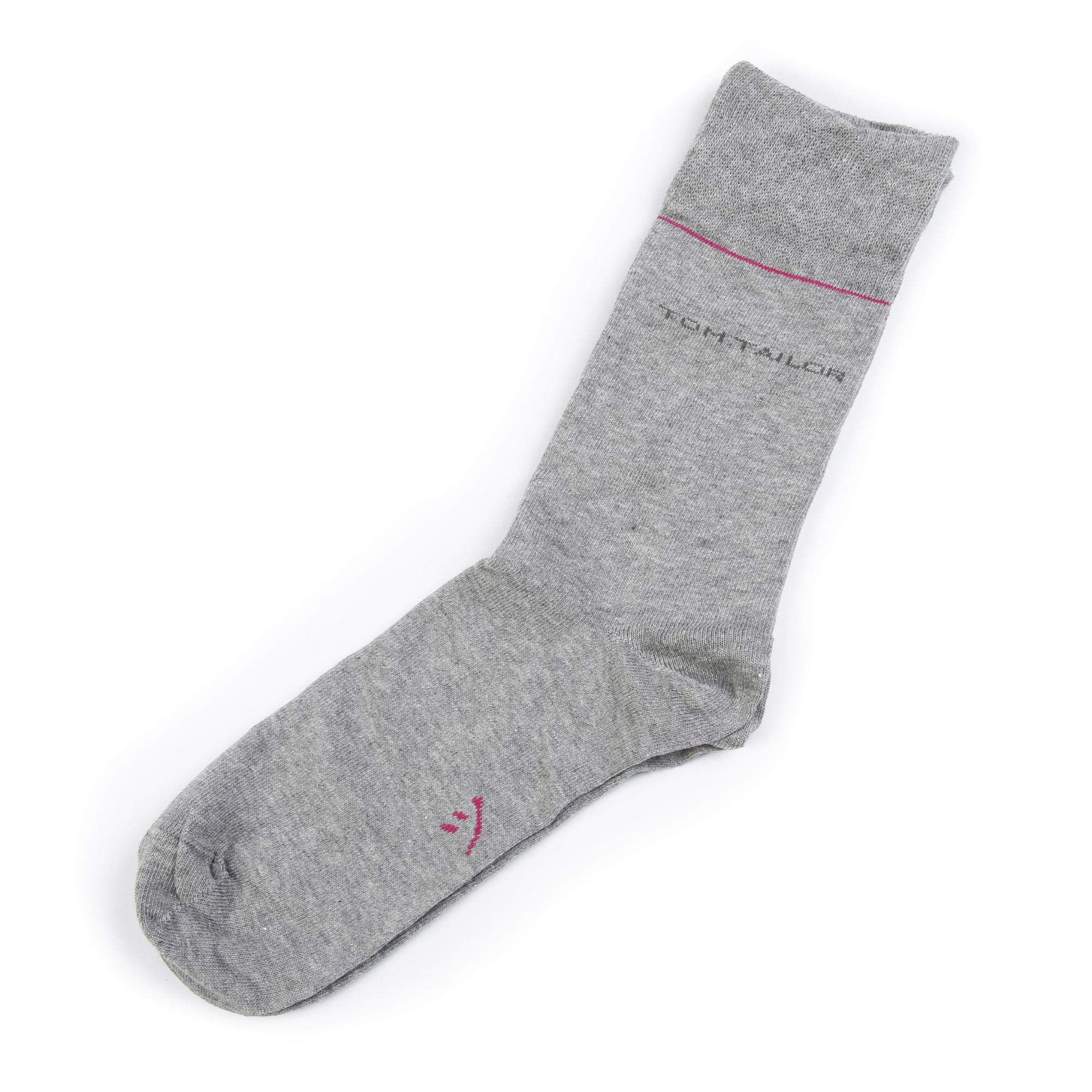 TOM TAILOR Calcetines – 7 calcetines de algodón para el día a día y el tiempo libre – Calcetines sencillos para hombre con ayuda de clasificación – Talla 39-42 y 43-46