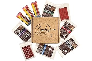 Authentic Jerky and Snack Sticks Gift Box for Men - 54 Beef Sticks