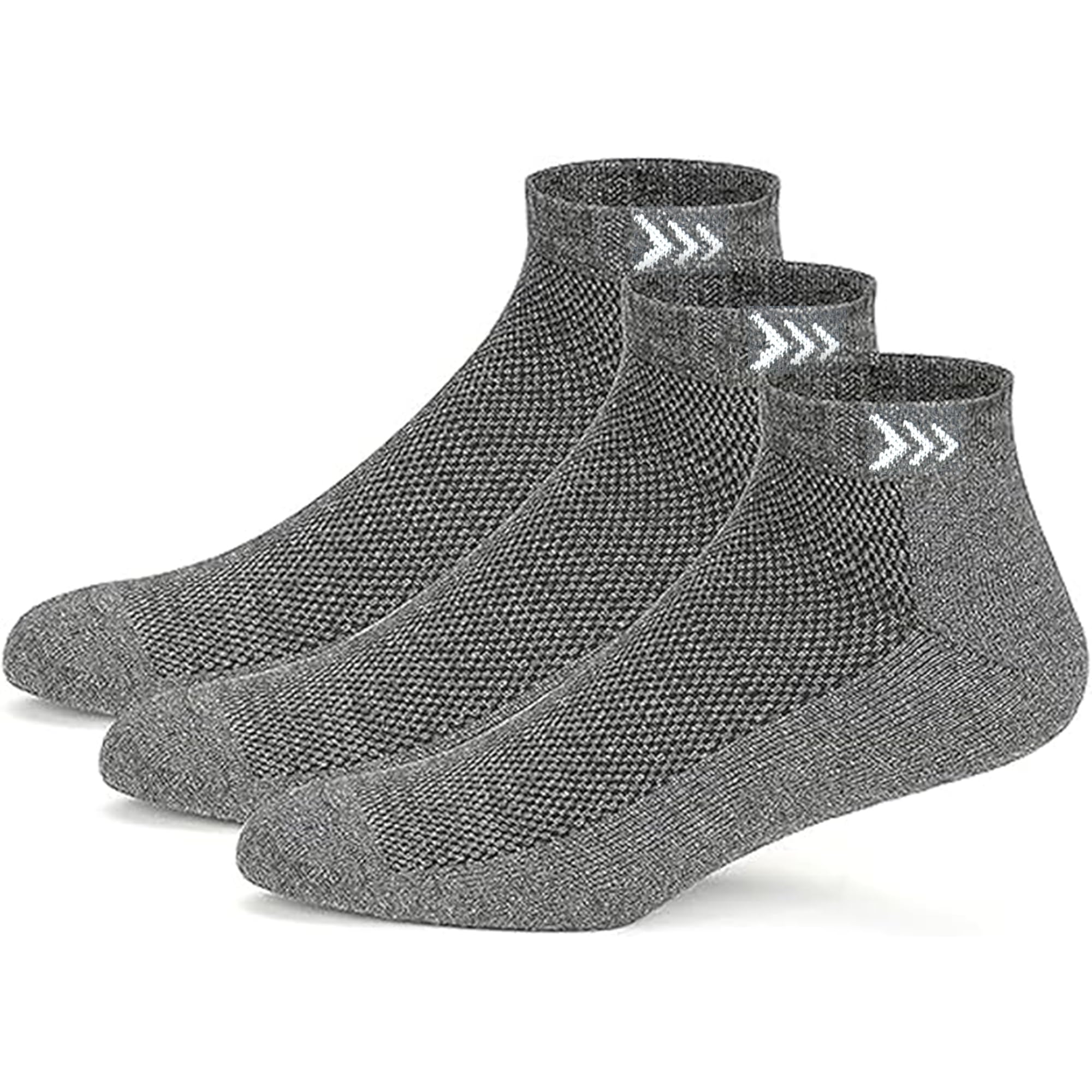 mayor Men's Premium Cotton Socks Ankle Length Breathable Cushioned, Anti-Odour, Anti-Bacterial, Ideal for Running, Gym, Workout, & Casual (Pack of 3)-picture-18