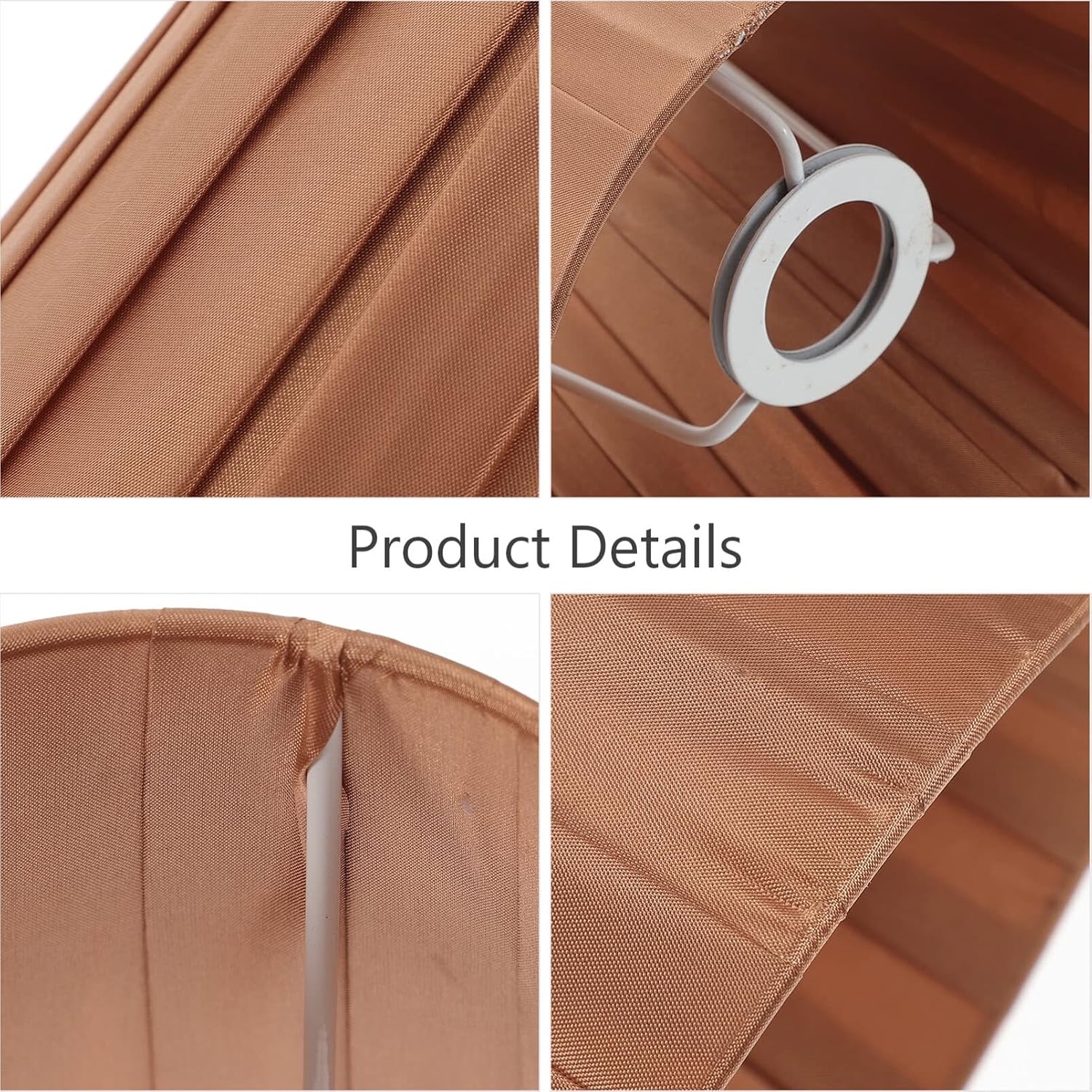Cloth Lamp Shade Clip Table and Floor Lamps Small Shade Replacement Softens Light for Living Room and Bedroom Decor for Housewarming and