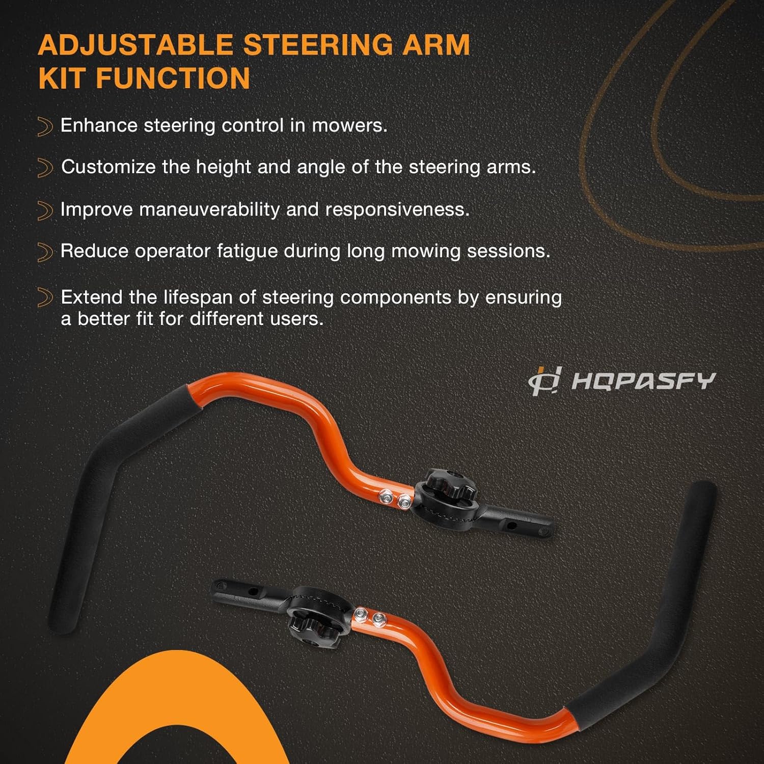 Mowers Adjustable Steering Arm & Mount Grab Assist Handle Compatible with Bad Boy ZT Elite Avenger, MZ, Magnum, Outlaw & Outlaw Extreme XP Maverick Models 2007-2024, Replace# 088-3500-00 031-9060-00