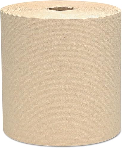 Scott 04142 - Rollo de toallas rígidas, núcleo de 1.5 pulgadas, 8 x 800 pies, natural, 12 rollos por caja