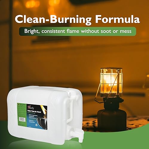 Miniatura 2 de Firefly Combustible biodegradable de eucalipto Tiki para antorcha, sin humo, inodoro, de larga duración, ideal para exteriores, 5 galones