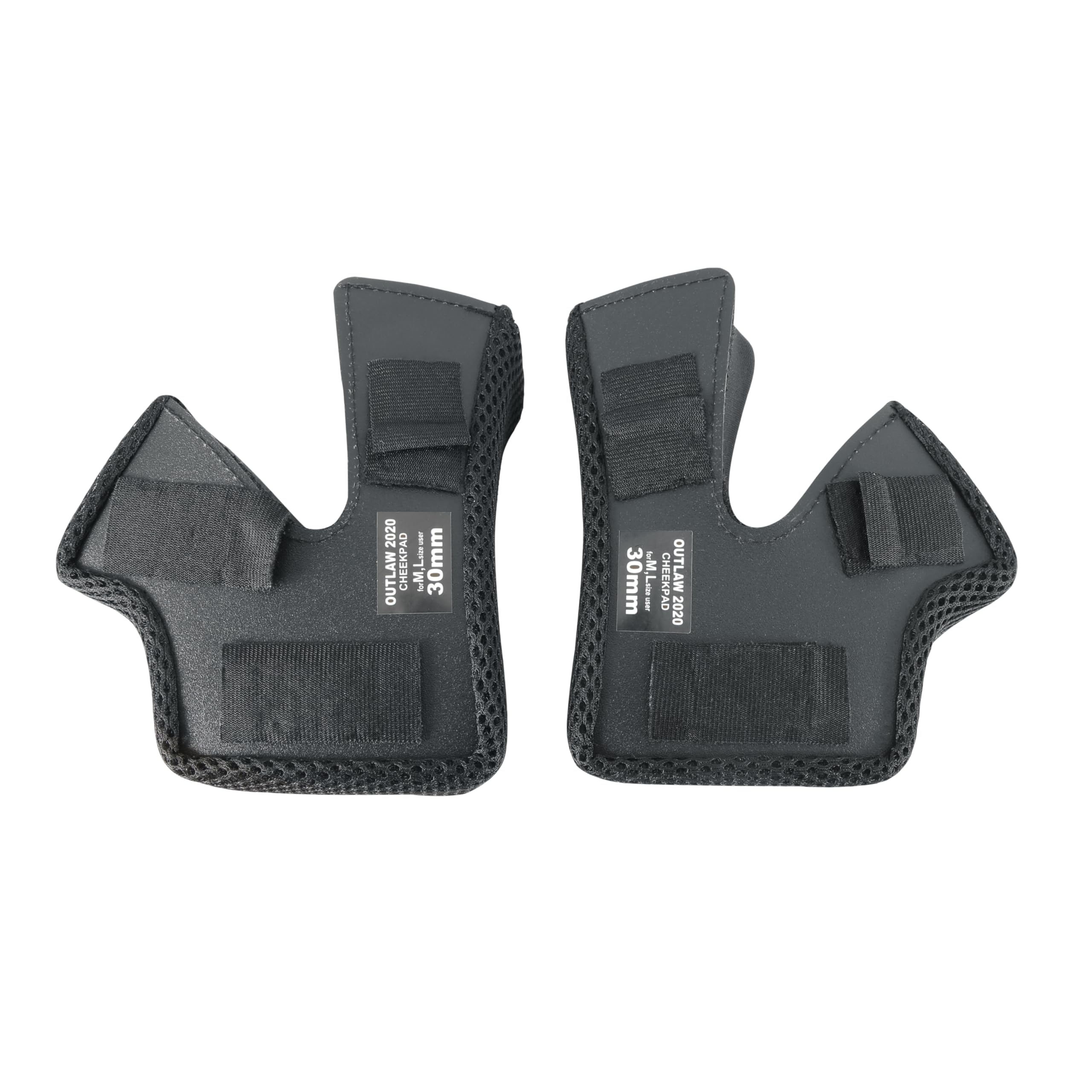 Simpson Motorcycle M5030CPXSSM M50 Cheek Pad - 30mm - XS/S/M - Pair