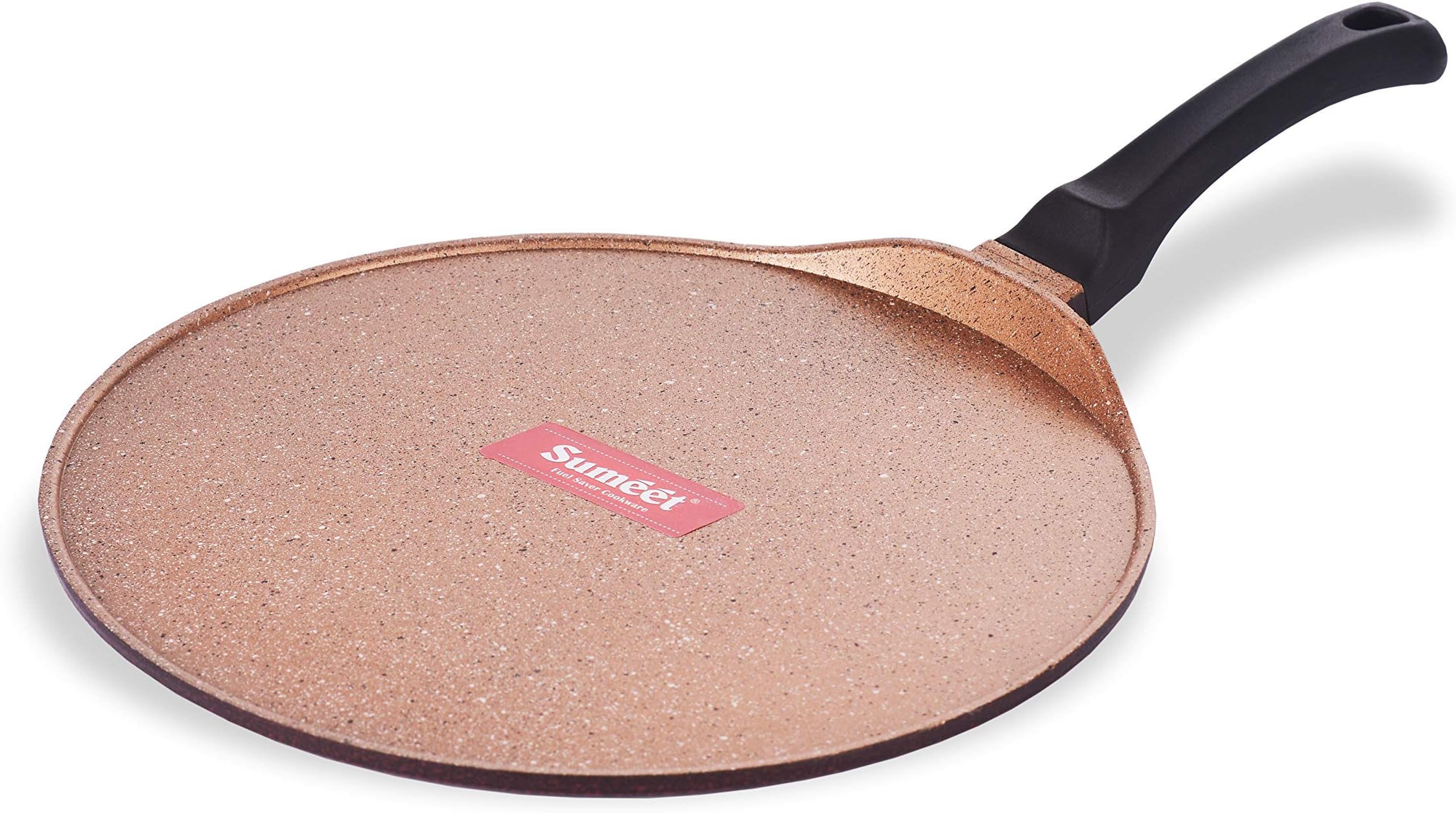 Sumeet Granite Finish NonStick Die Cast 4mm Thick Dosa Tawa - 30.5 cm (Peach Color)]
