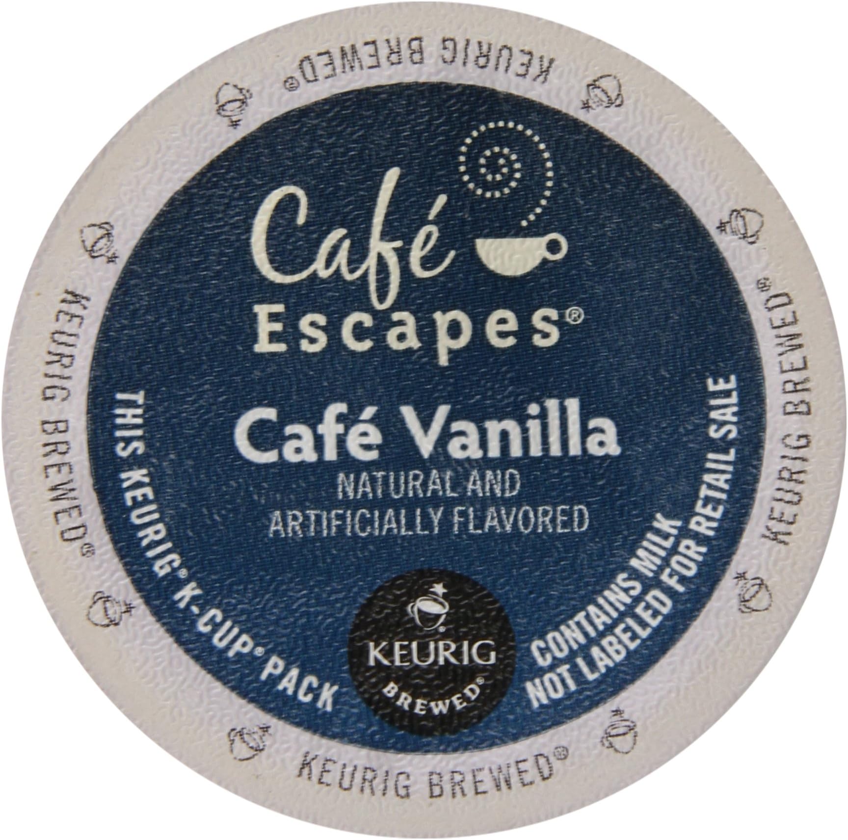 Cafe Escapes Cafe Caramel, Keurig SingleServe KCup Pods