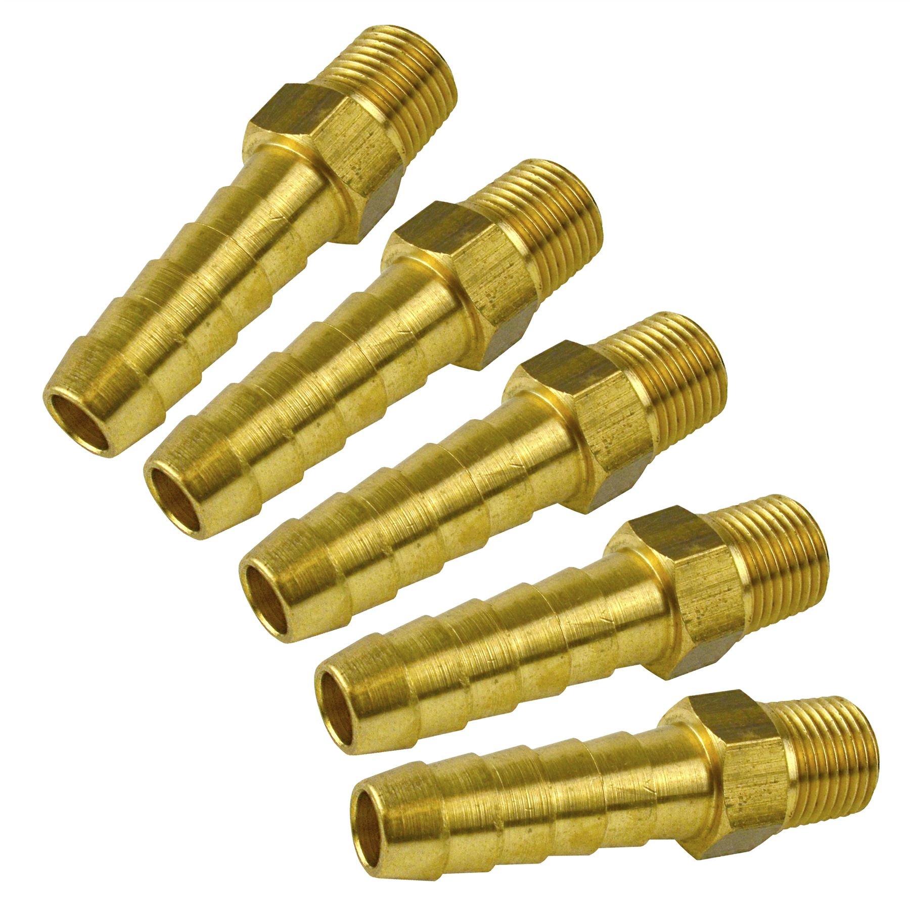 Raccord filetage mâle 1/8" BSP pour tuyau 1/4" 6mm anti fuite FT077
