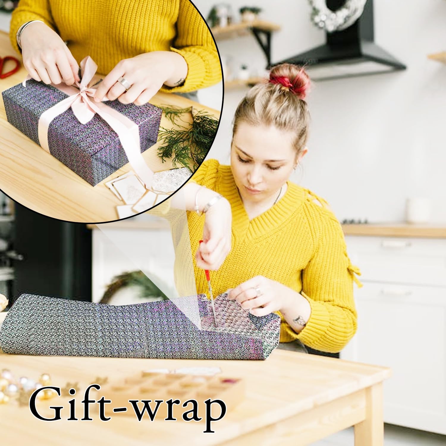 Silver Tablecloth Cover for Party Iridescent Plastic Tablecloths Disposable Laser Rectangle Table Covers Foil Tablecloth Party New Year Birthday Bridal Wedding Decoration (Silver, 2)