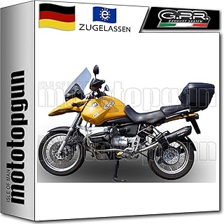 gpr bmw.8.fune auspuff furore schwarz kompatibel mit bmw r 1150 gs 1999 99 2000 00 2001 01 2002 02