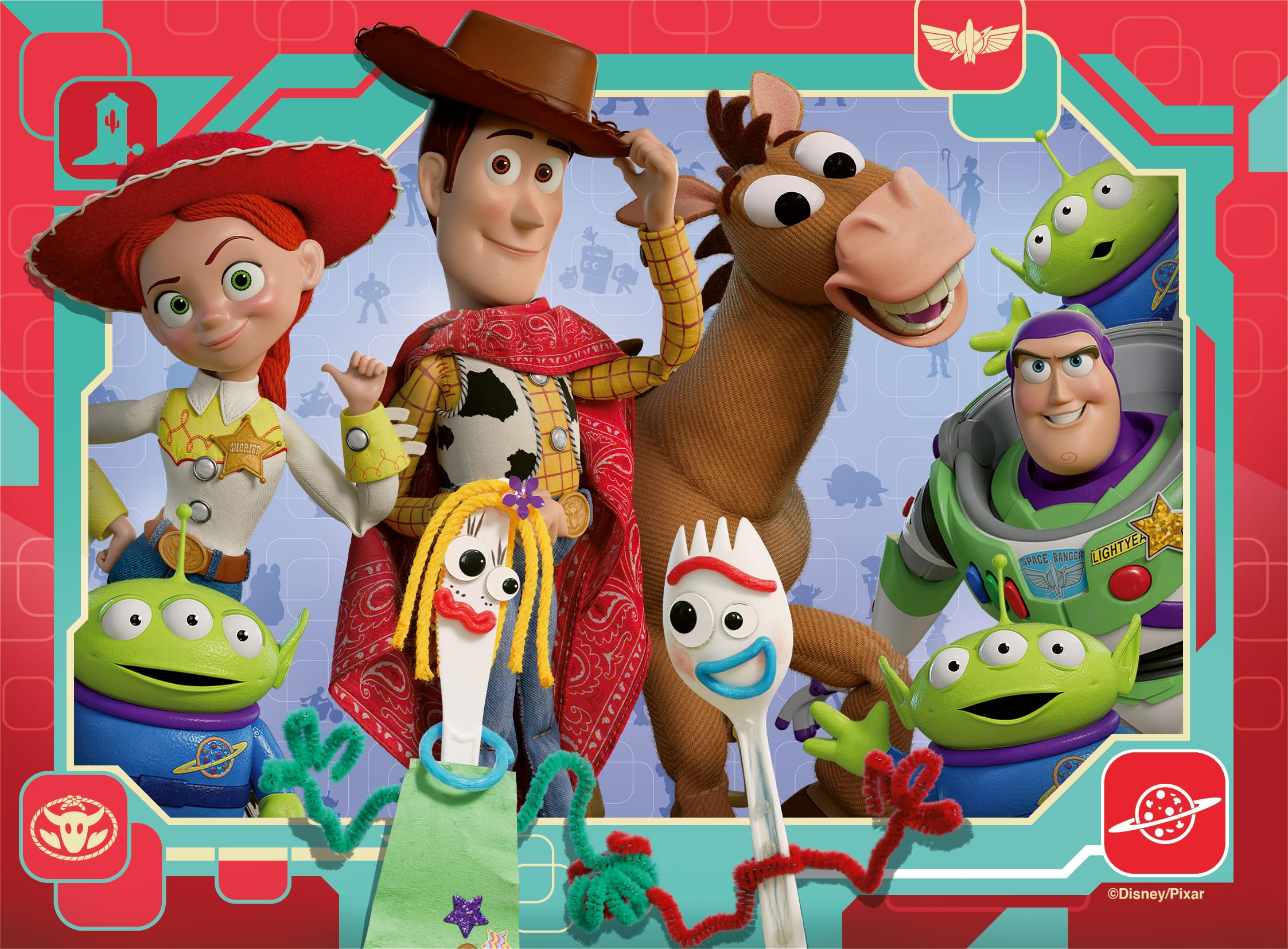 Ravensburger - Toy Story 5 4 In A Box Piezas | Puzzle 3 Años O Más | Regalo Niño 3 Años | Regalos para Niños | Rompecabezas Niños De 19 X 14 Cm | Ravensburger Puzzle