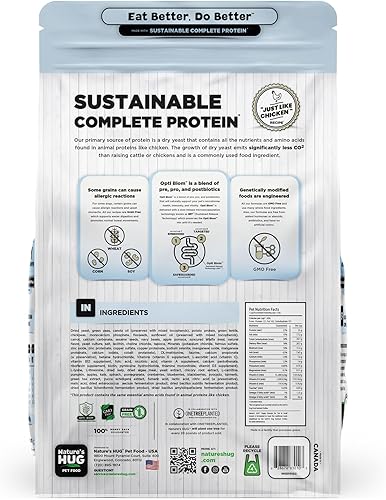 Miniatura 3 de Nature's HUG Toy and Small Breed - Alimento para cachorros de raza pequeña, 5 libras, natural sin OMG, sin granos e hipoalergénico, proteína limpia