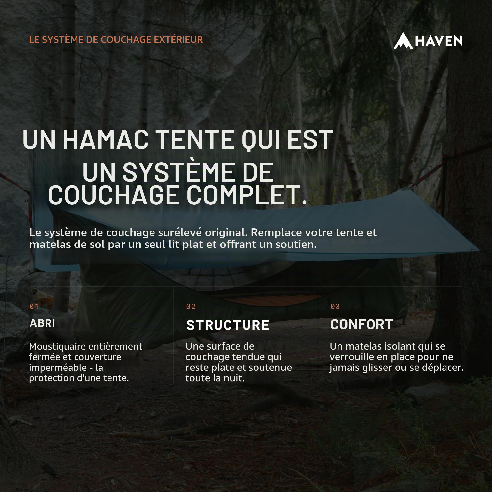 Tente Haven avec Coussin Isolant
