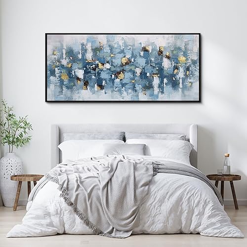 Miniatura 22 de KLAKLA Arte de pared grande – Lienzo abstracto para decoración de pared, impresión moderna imagen obra de arte para sala de estar, oficina,