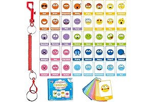 40PCS Nonverbal Communication Flash Cards for Autism, Special Needs, Toddlers and Adults