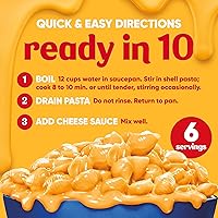 Vista 20 de Velveeta Shells & Cheese Mini Shell Pasta & Cheese Sauce Meal (caja de 10.1 onzas) (paquete de 5)