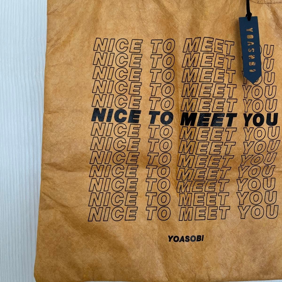 【完売品】YOASOBI NICE TO MEET YOU バッグ　新品未使用品 YOASOBI Online Store