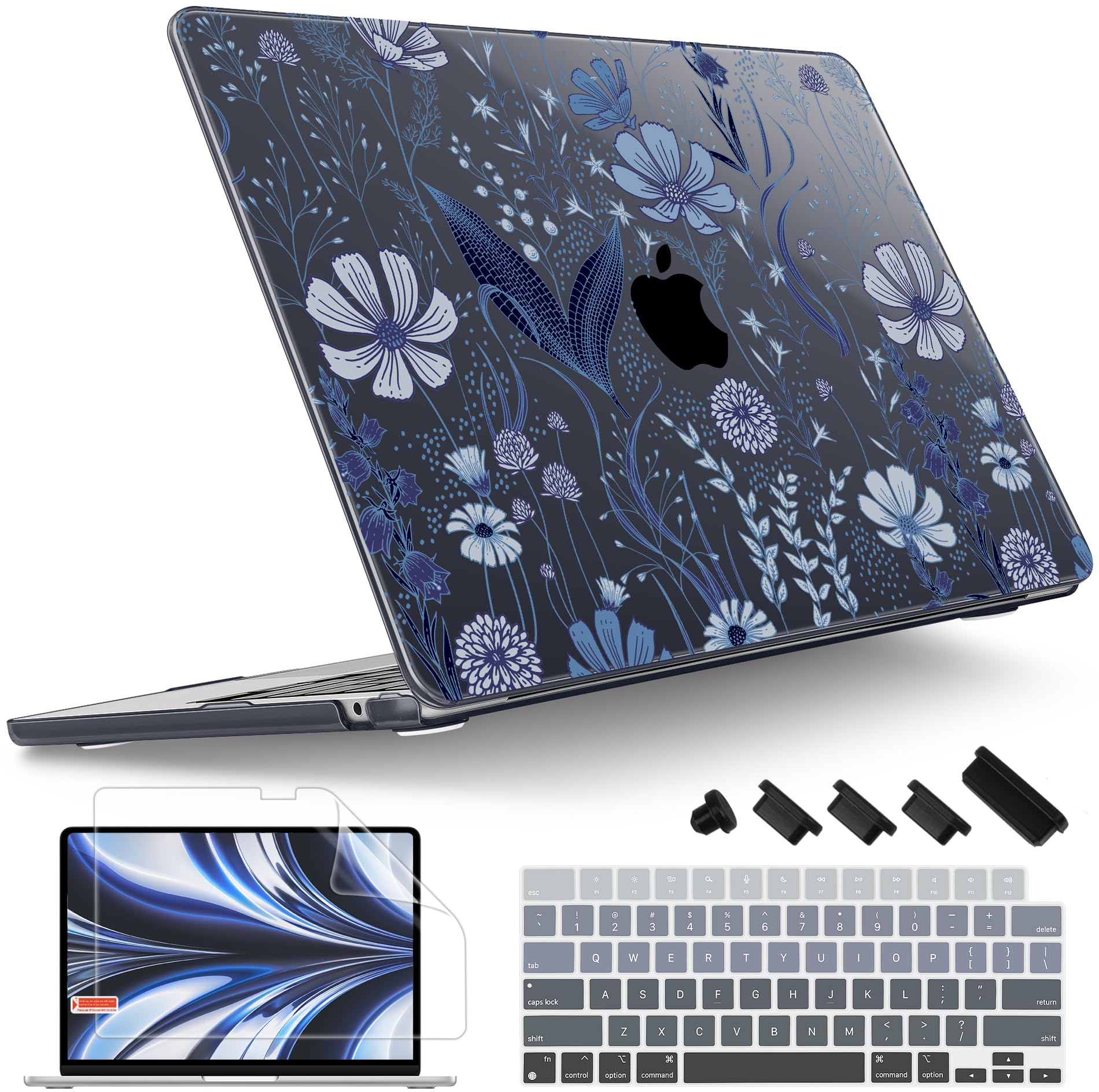 Amazon.com: Tuiklol for MacBook Air 13 inch Case M5 2026 M4 2025