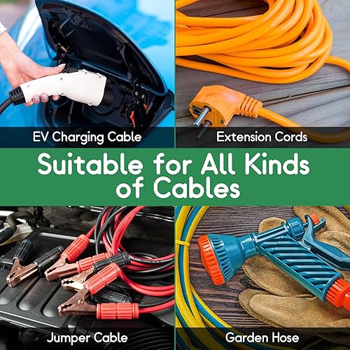 Miniatura 6 de Bolsa de cable de puente Bolsas de cable EV, Bolsa organizadora de cables de carga de vehículos eléctricos impermeables, Bolsas de almacenamiento