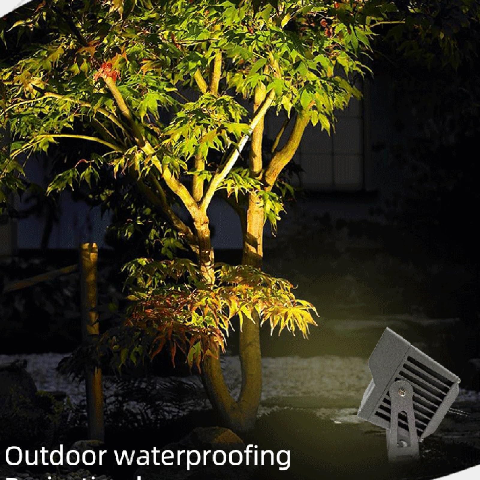 Focos LED COB De 220 V CA Para Iluminación De Árboles, Focos De Exterior Impermeables IP65 Para Paisajismo, Iluminación De Jardines, Villas, Patios Y Césped(White light,30W(220V))
