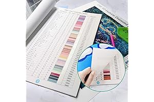 Diamond Painting Accessories Color Card Chart: Unleash Your Artistic Vision