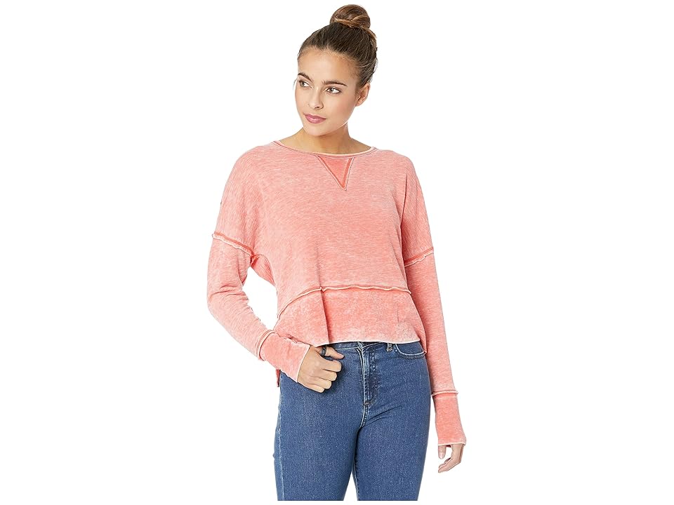 

LAmade Lori Long Sleeve Top (Carmine) Women's Long Sleeve Pullover