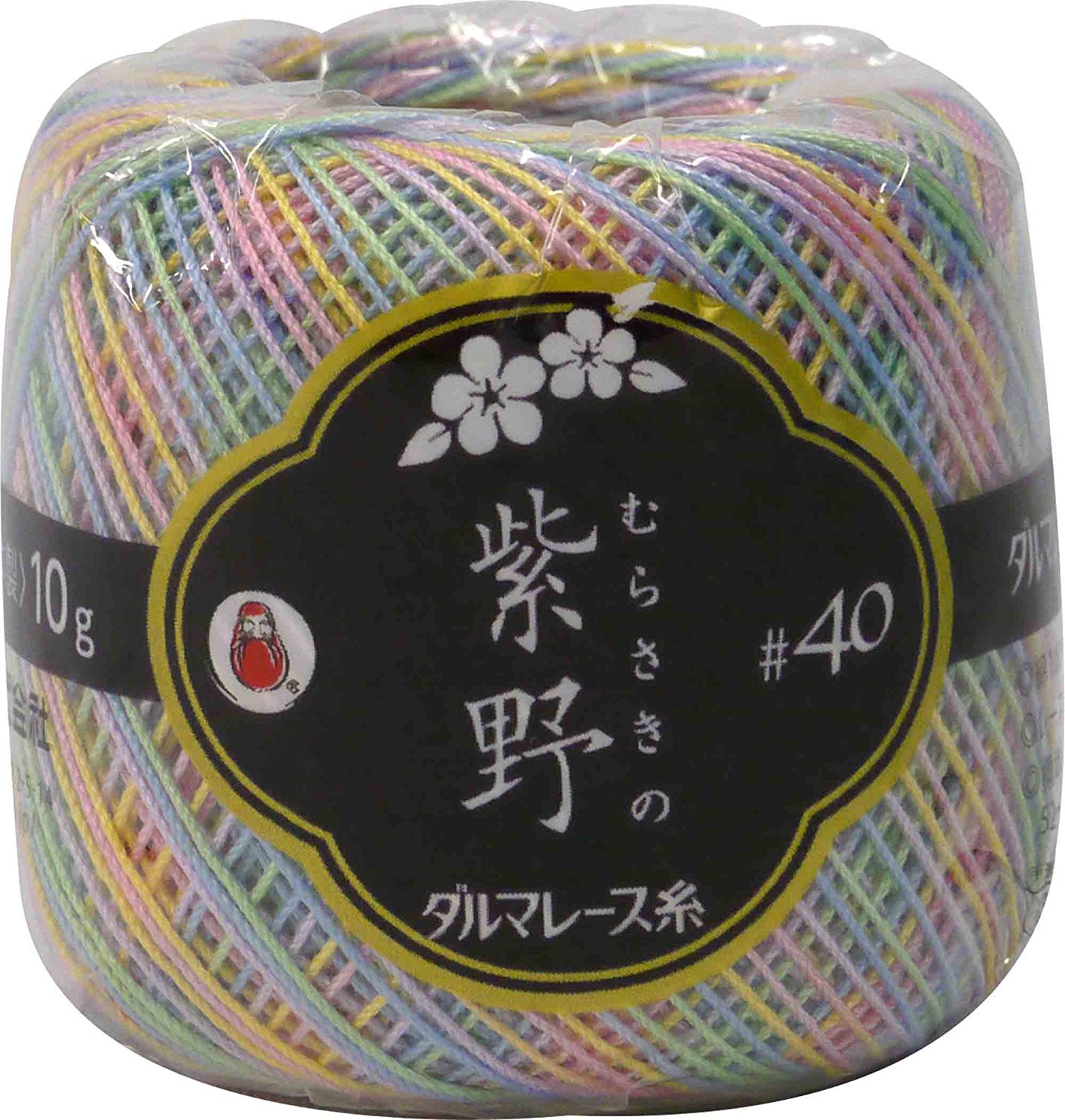 Amazon.co.jp: 横田 ダルマレース糸#40紫野10G巻 かすり 2350 Col.62
