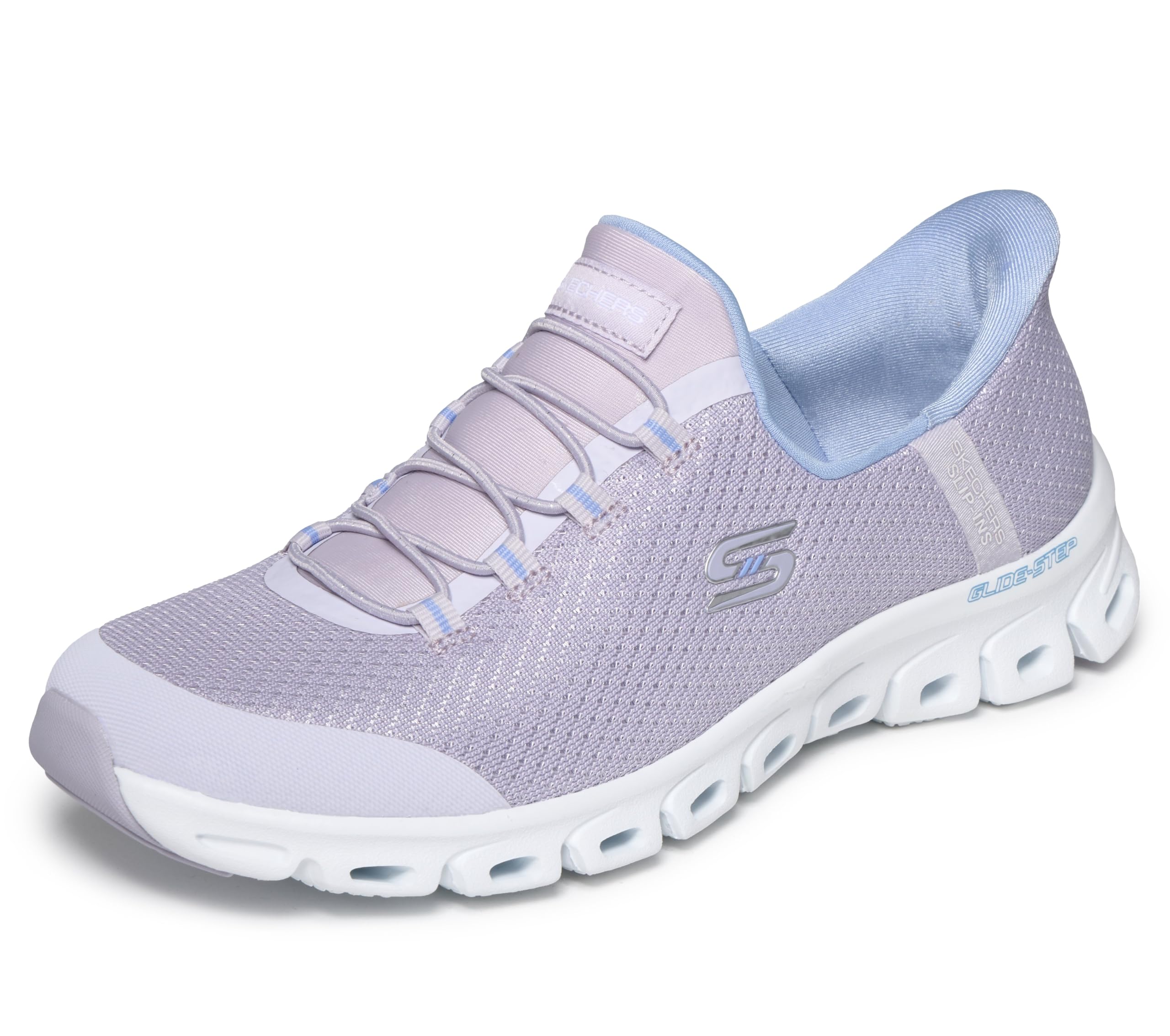Skechers Women's Glide-Step-Pursuit Hands Free Slip-ins Sneaker, Lav, 2 UK