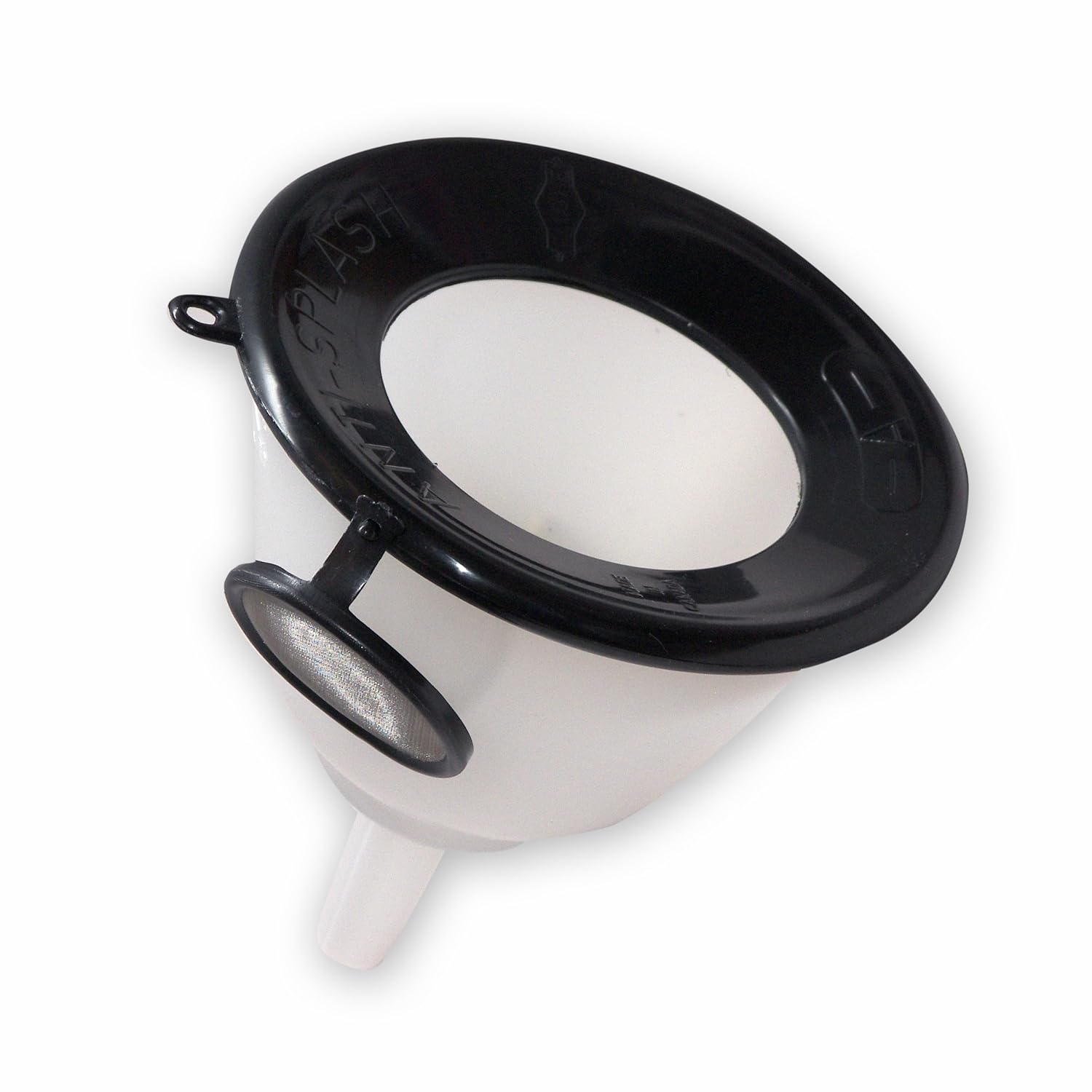 WirthCo 90150 Funnel King White Polyethylene Side Fill Funnel with Anti