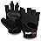 BEAST RAGE Workout Gloves for Men Gym Gloves for Weightlifting Women Fingerless with Palm Protection Padding, Breathable and Lightweight Weight Lifting Glove Cycling Pull Up (Black, M)