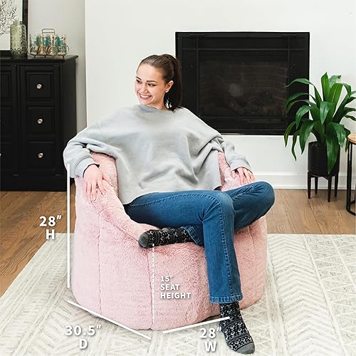 Miniatura 41 de Big Joe Milano Outdoor - Puf para exteriores, color blanco marino Cuero Montana Negro,Smartmax negro,Caribou,Carmel Montana Cuero,Blazer de