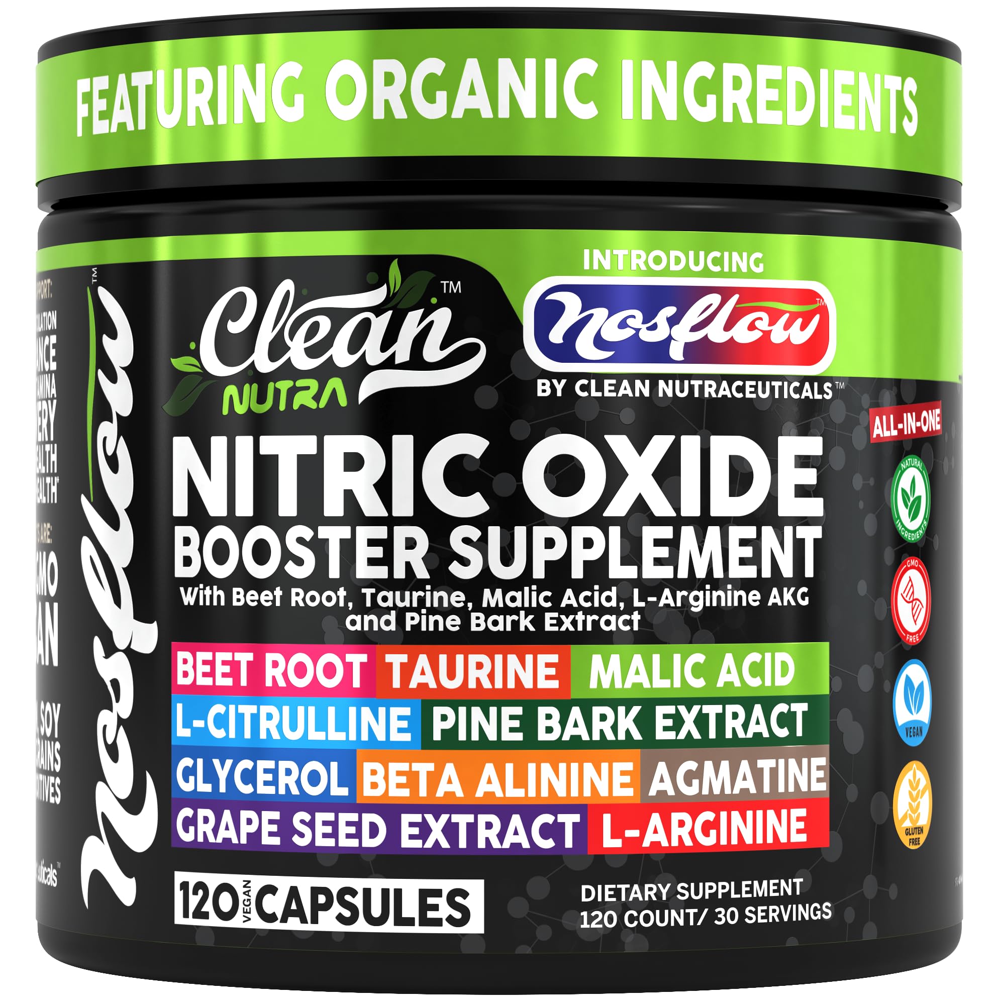 NosFlow Nitric Oxide Supplements for Men