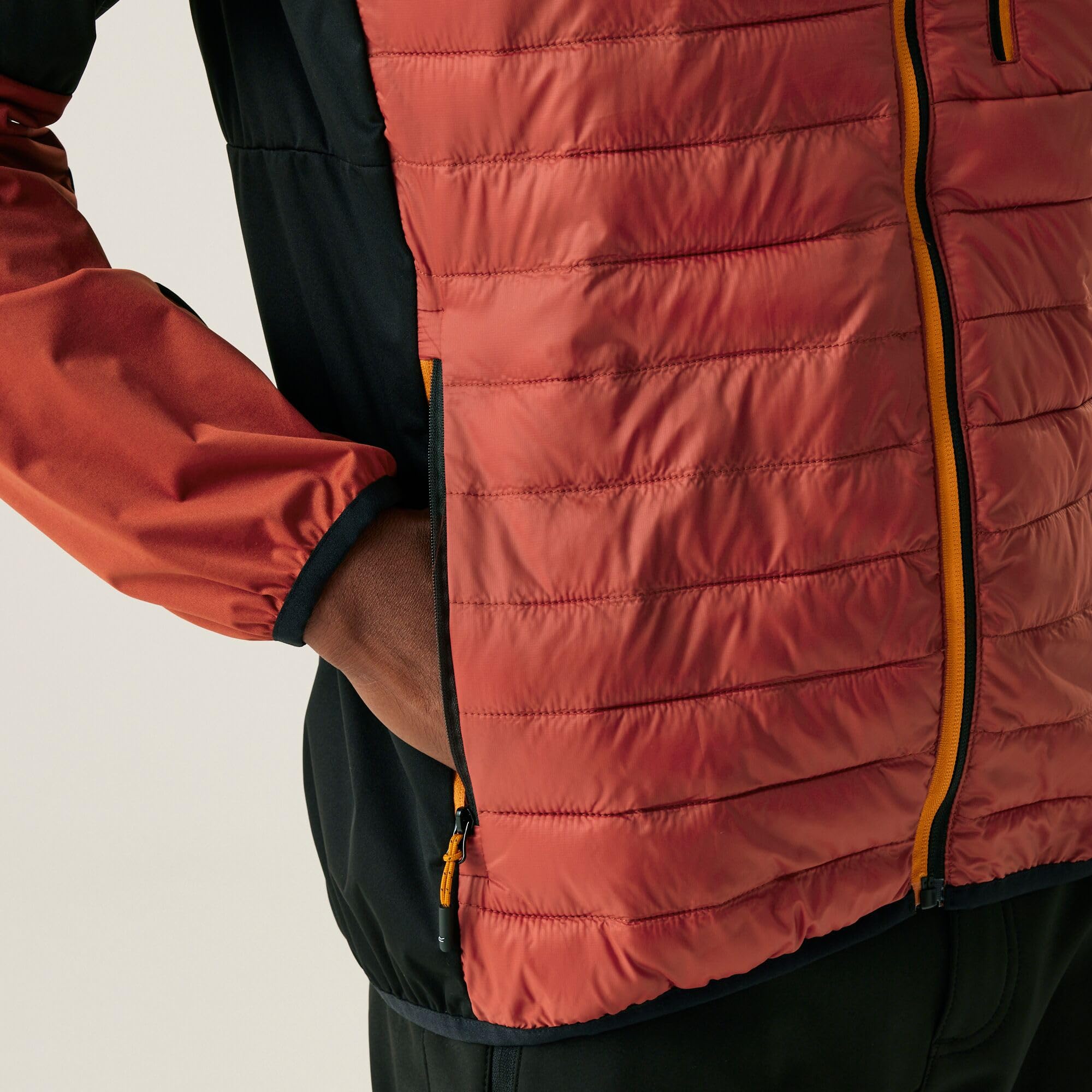 Regatta Men's Andreson Pro Hybrid Jacket Veste à capuche légère Pro Hybrid pour homme avec fermeture éclair intégrale Homme (lot de 1)