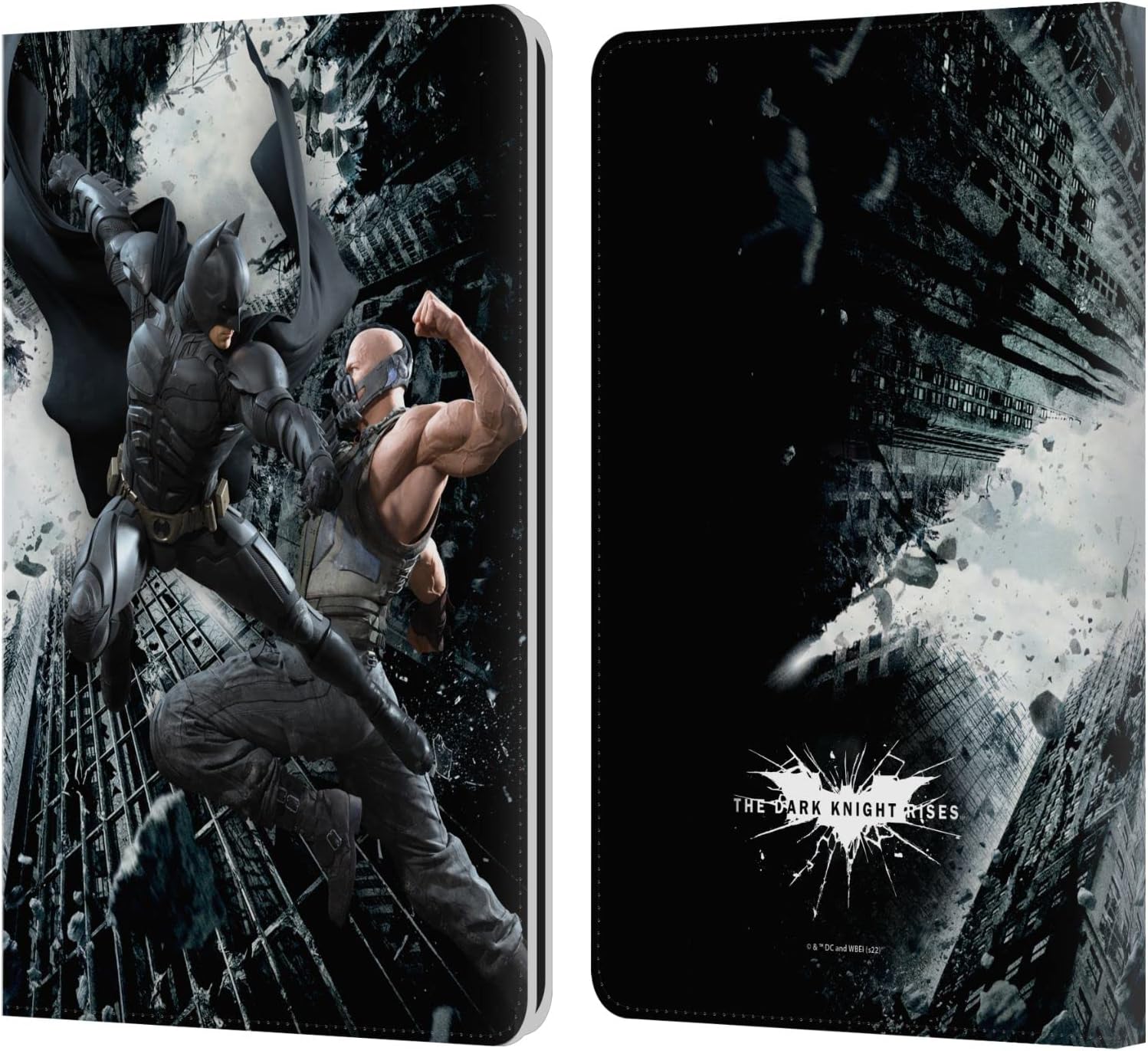 Head Case Designs Officially Licensed The Dark Knight Rises Batman Character Art Leather Wallet Case Compatible with Kindle Paperwhite 1/2 / 3