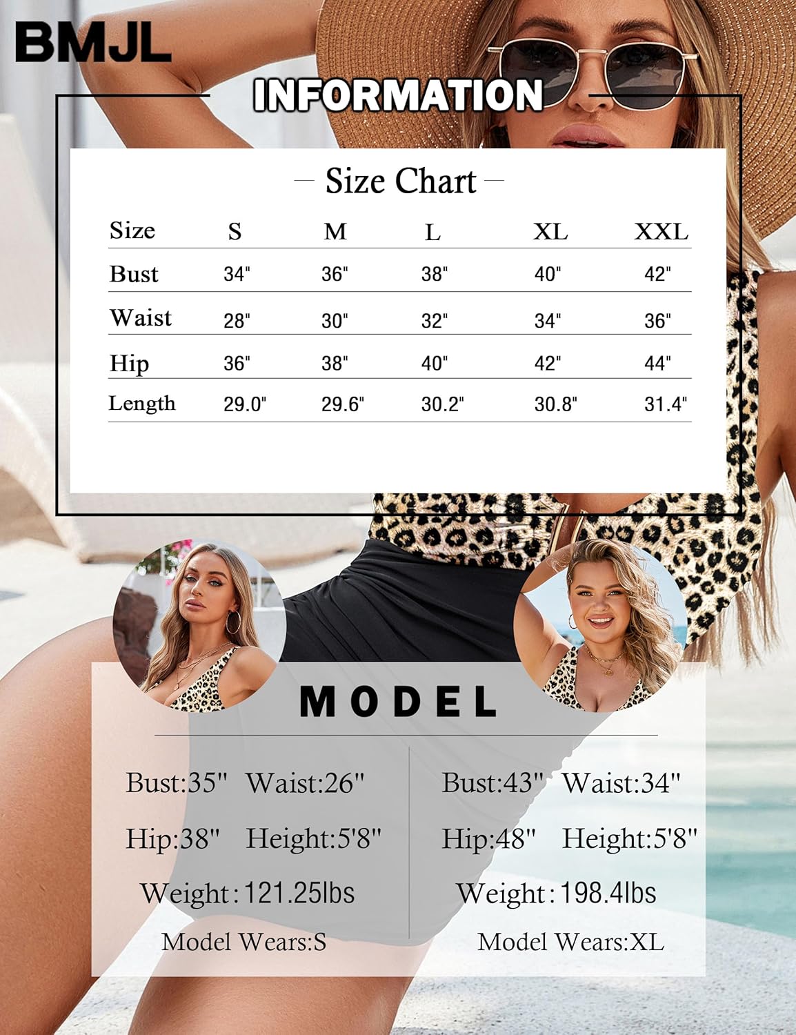 BMJL Women's Tummy Control Swimsuits Ruched Slimming One Piece Bathing Suit Deep V Neck Swimsuit - Image 6