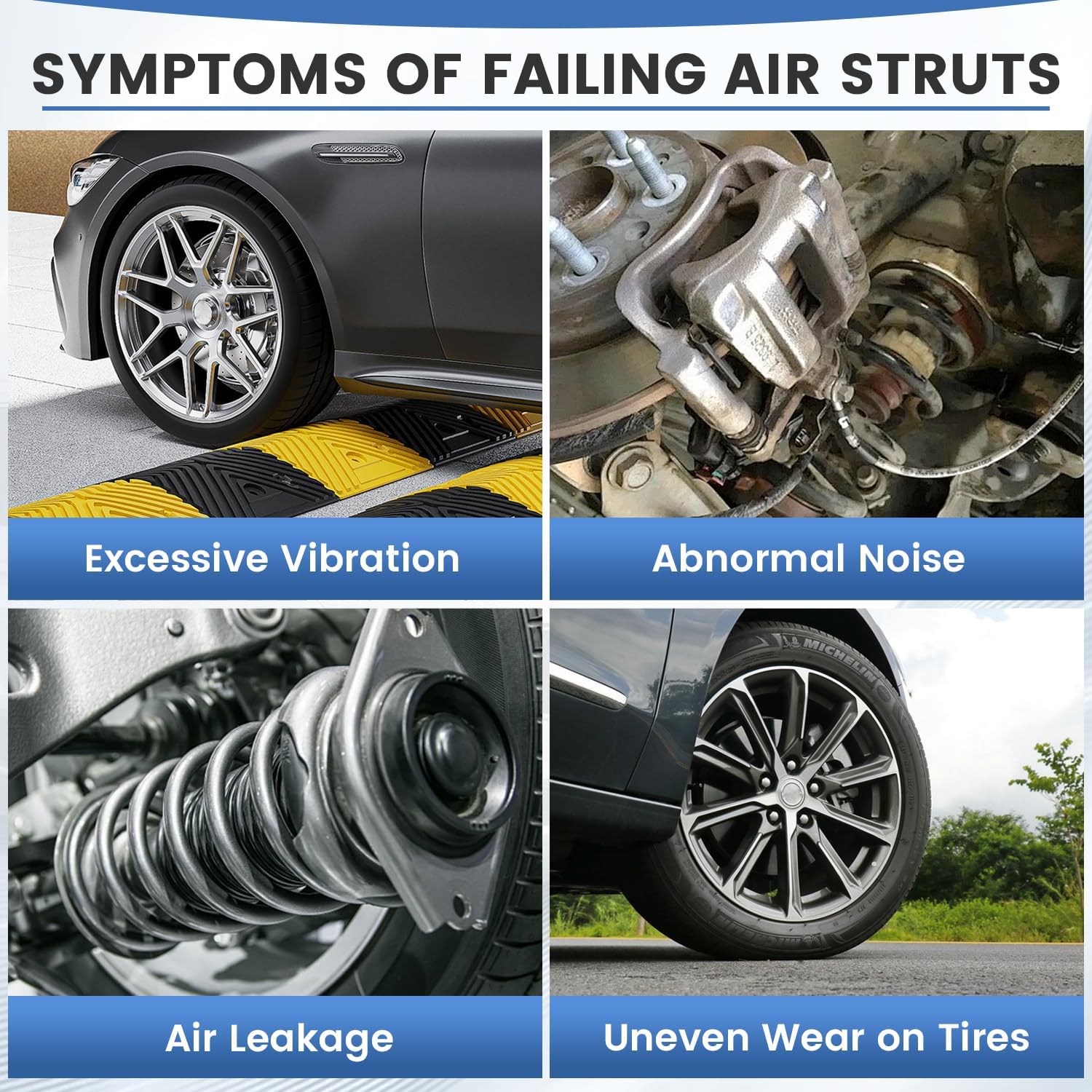 Front Strut Assembly Shock Absorbers Compatible with 2014-2019 Dodge Journey 2.4L, 2011-2019 Dodge Journey 3.6L, 2009-2010 Dodge Journey 3.5L 172509 172510