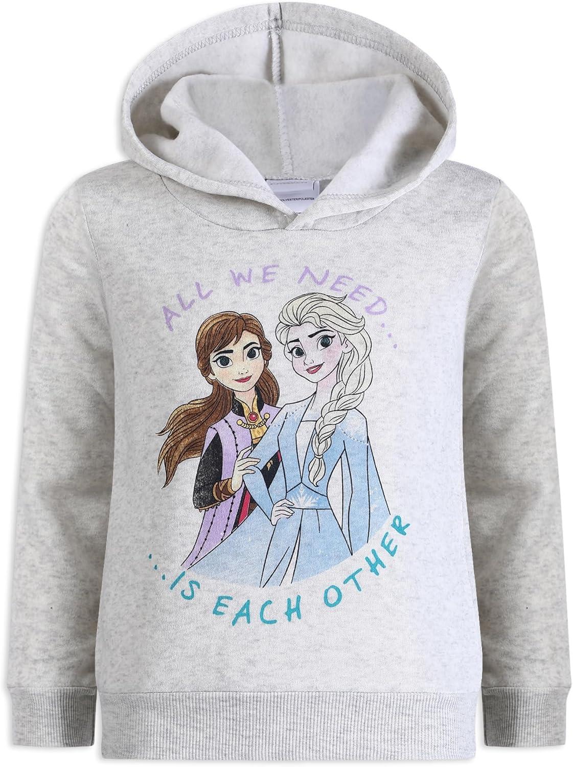 Disney Frozen Girls 2 Piece Pullover Hoodie and Legging Pants Set for Toddlers and Big Kids - Image 2