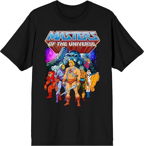 Miniatura 2 de Masters Of The Universe Camiseta Personajes, Negro, XXL, Negro -