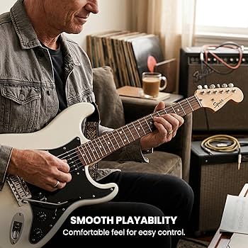 Amazon.com: Fender Squier Sonic Stratocaster - Arctic White Bundle