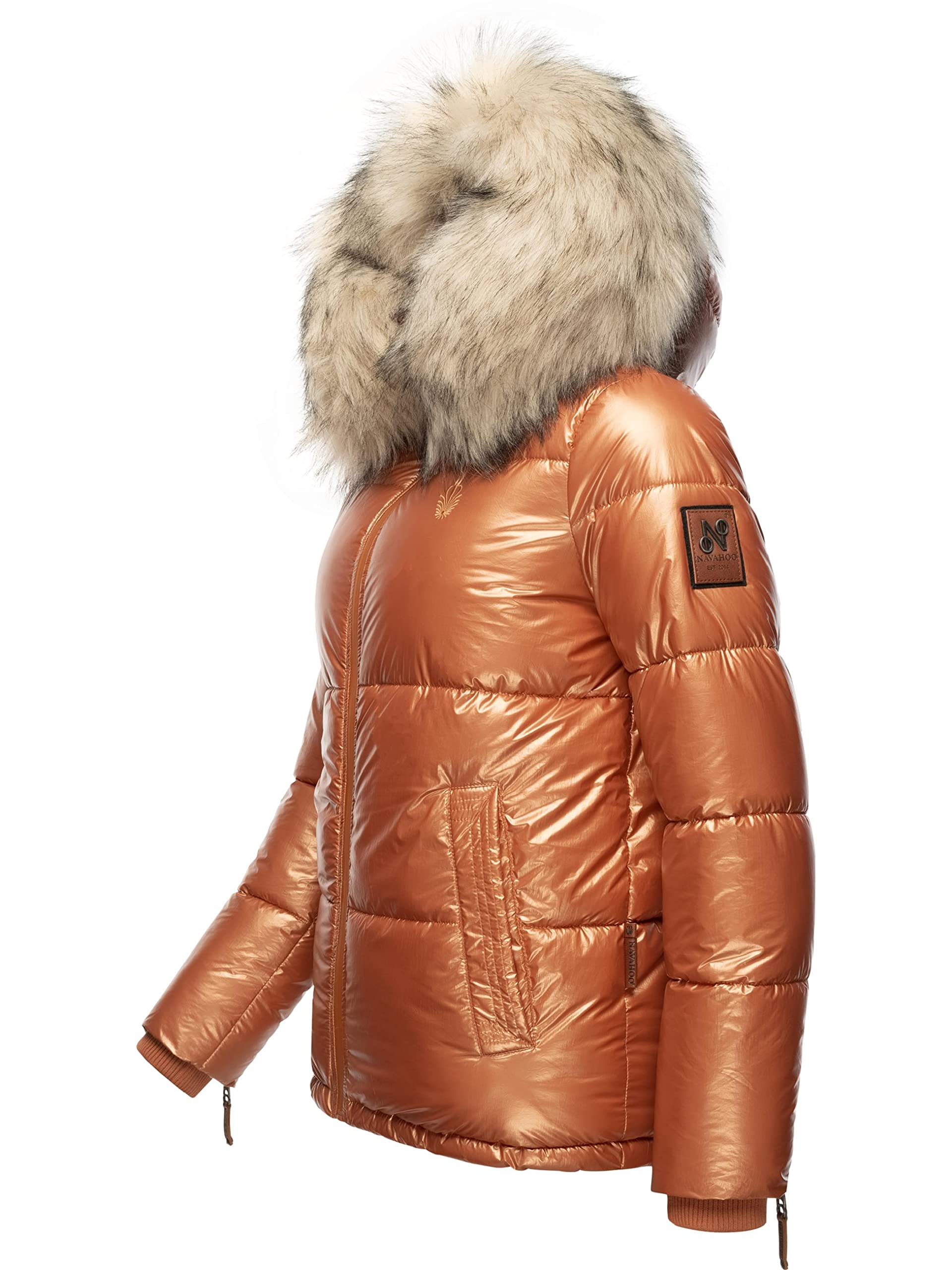 Navahoo Tikunaa Veste d'hiver pour Femme matelassé avec Capuche |