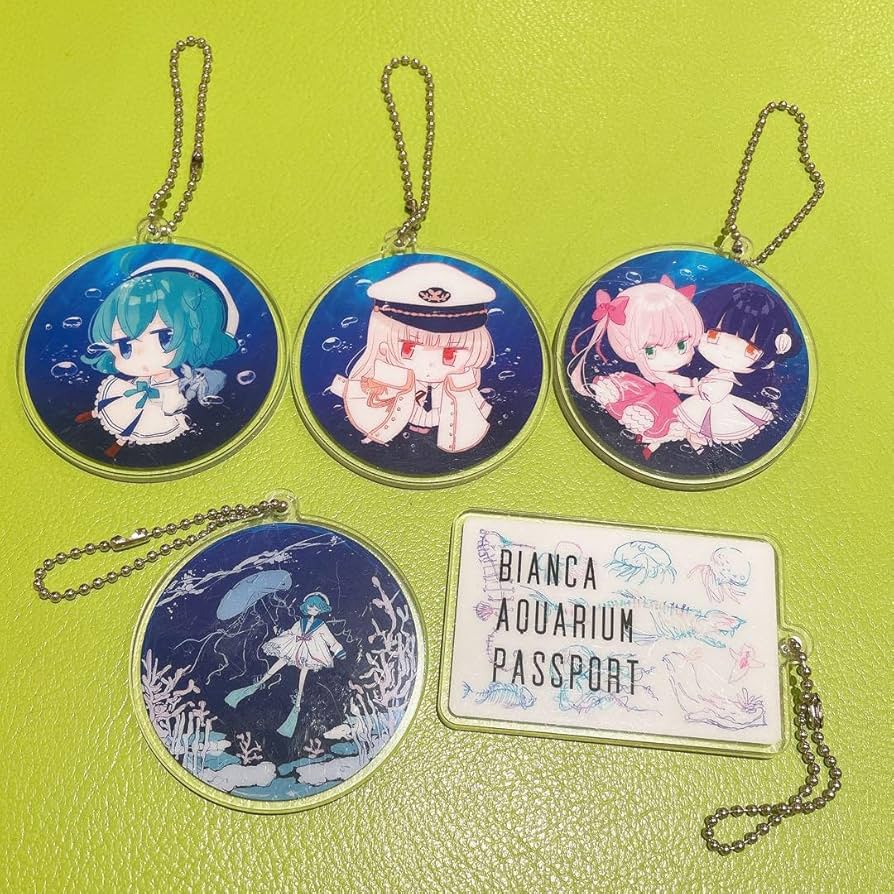 アクアリウムは踊らない○アクリルキーホルダー Amazon.co.jp: アクアリウムは踊らないアクリルキーホルダー全5