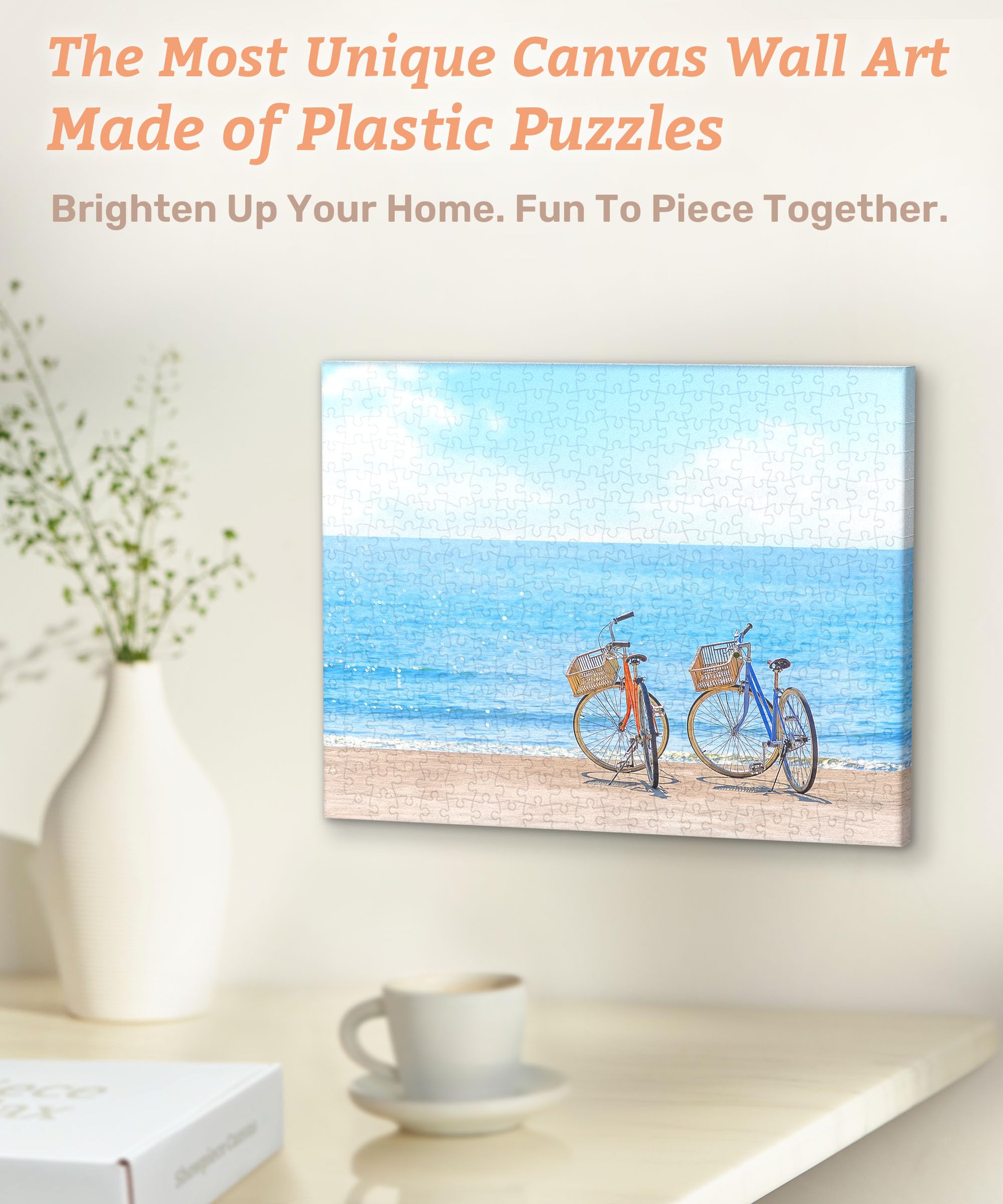 PieceRelax Canvas Wall Art Puzzles for Adults, Away from the City - Image 2