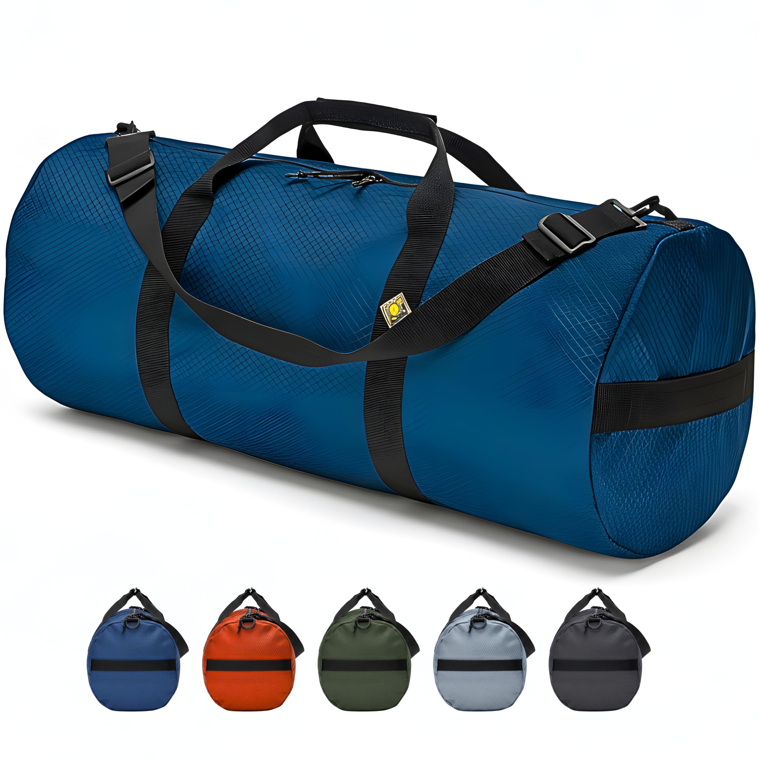 NorthStarSports Diamond Ripstop Big XL Duffle Bags, Ultra Tough & Tear Resistant, Reinforced Stitching, Weatherproof, Packable Foldable Duffle Bag for