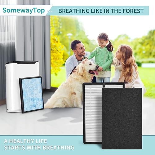 Miniatura 7 de 3 piezas Juego de filtros de repuesto HEPA de 8L compatibles con filtros purificadores de aire Okaysou Airmax de 8L, filtro Airmax de 3 etapas de