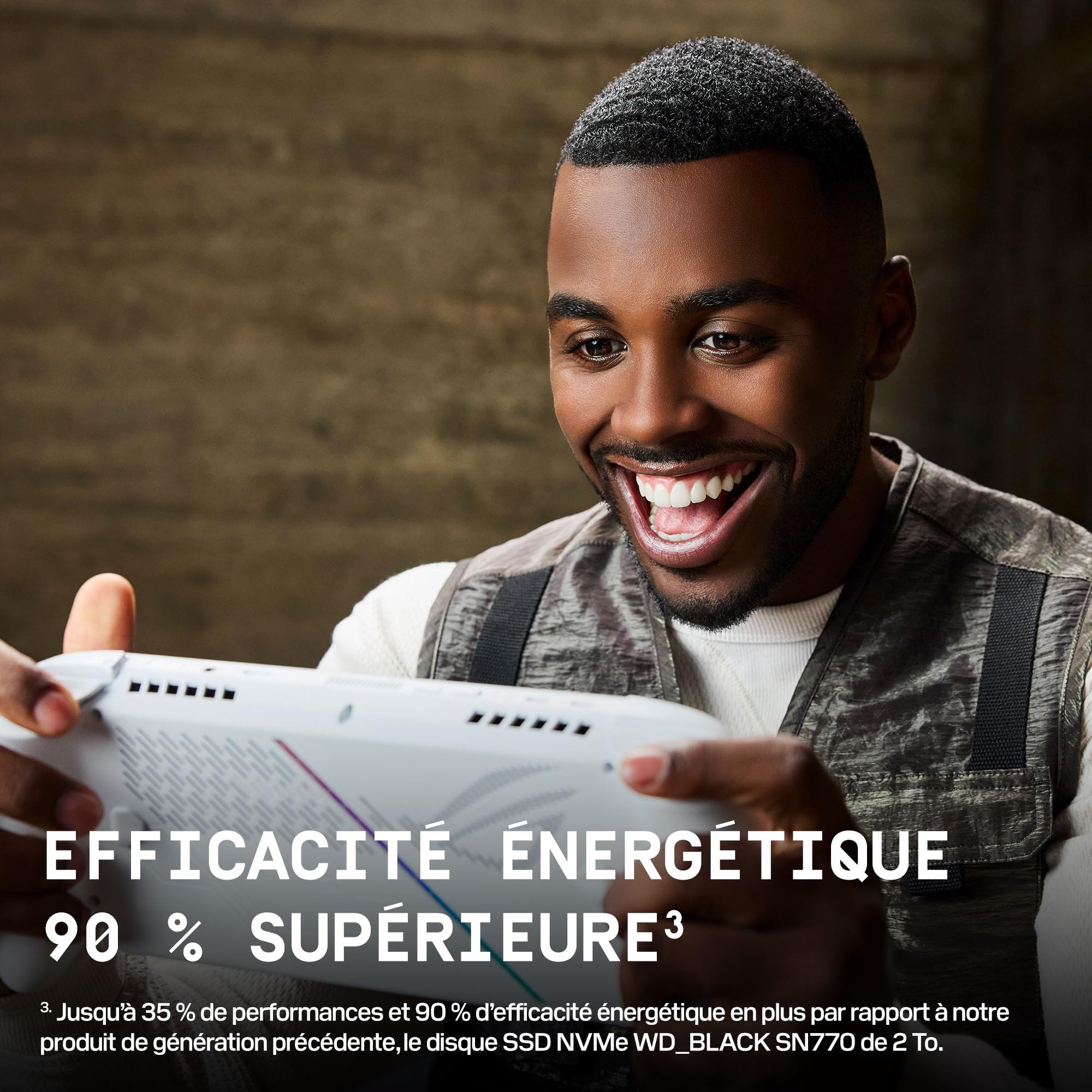 WD_Black SN7100X Disque SSD NVMe 2 to (Jusqu’à 7250 Mo/s en Lecture, Stockage sous Licence Officielle ROG Xbox Ally (X) et PC, PCIe Gen4, Un Mois d’abonnement au Xbox Game Pass Ultimate)