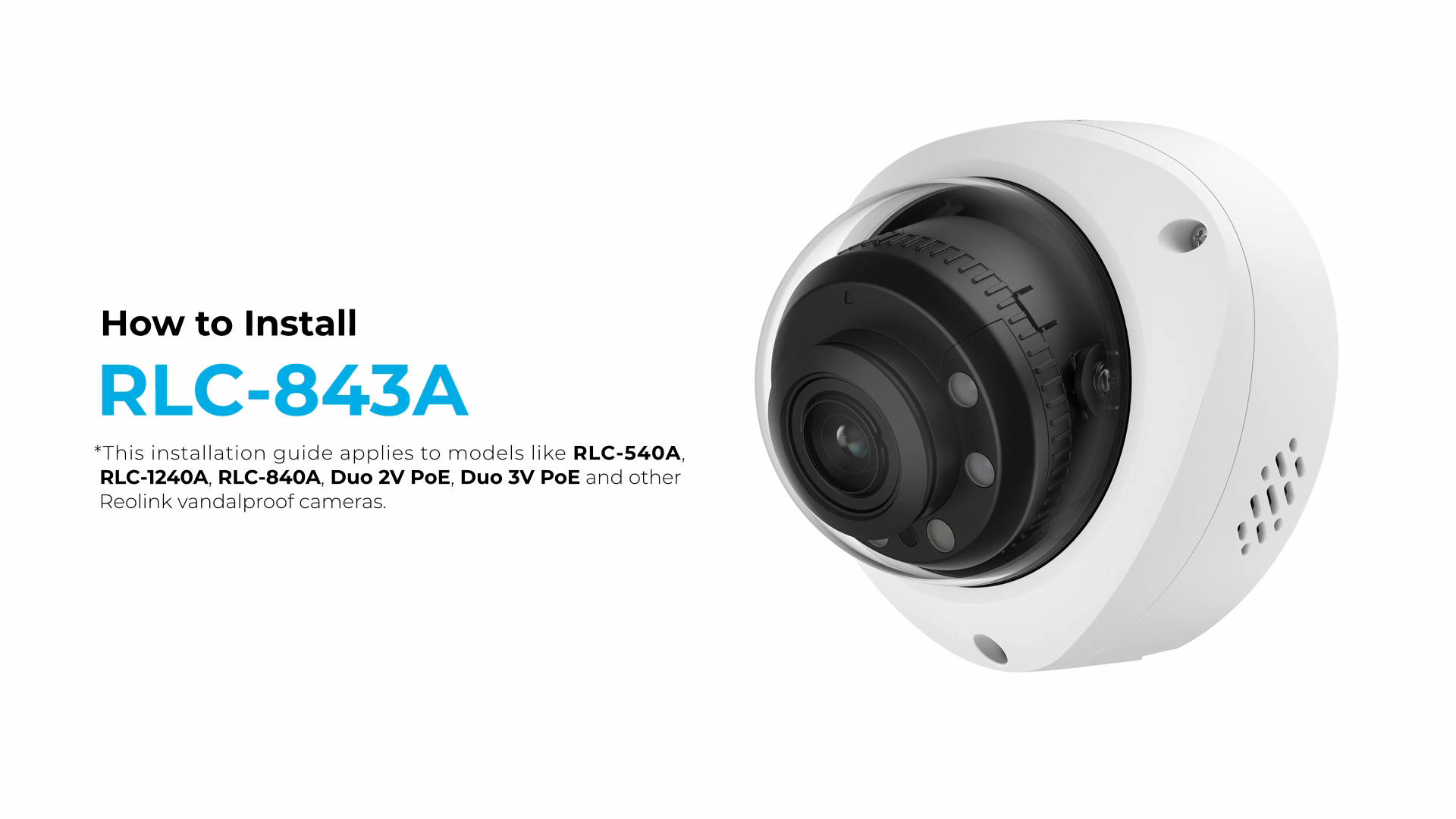 Amazon.com : REOLINK RLC-843A - 4K PoE Security Camera with
