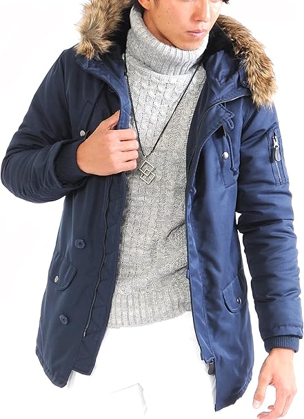 スペイド Spade N 3b ミリタリージャケット メンズ 中綿 ダウン コート フード 27 M ネイビー コート ジャケット 通販 スペイド Spade N 3b ミリタリージャケット メンズ 中綿 ダウン コート フード 27 M ネイビー コート ジャケット 通販