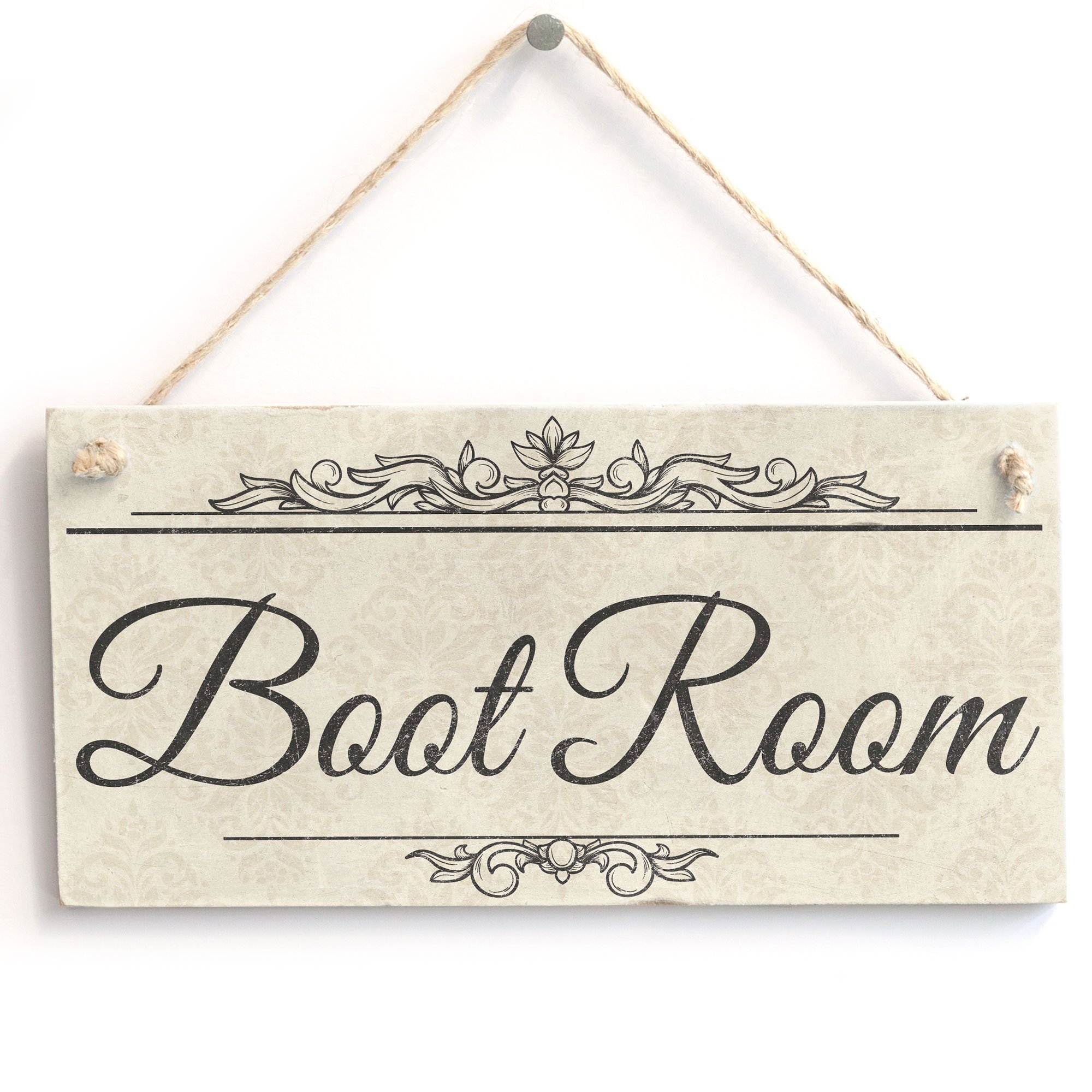 Boot Room - Handmade Shabby Chic Wooden Sign/Plaque