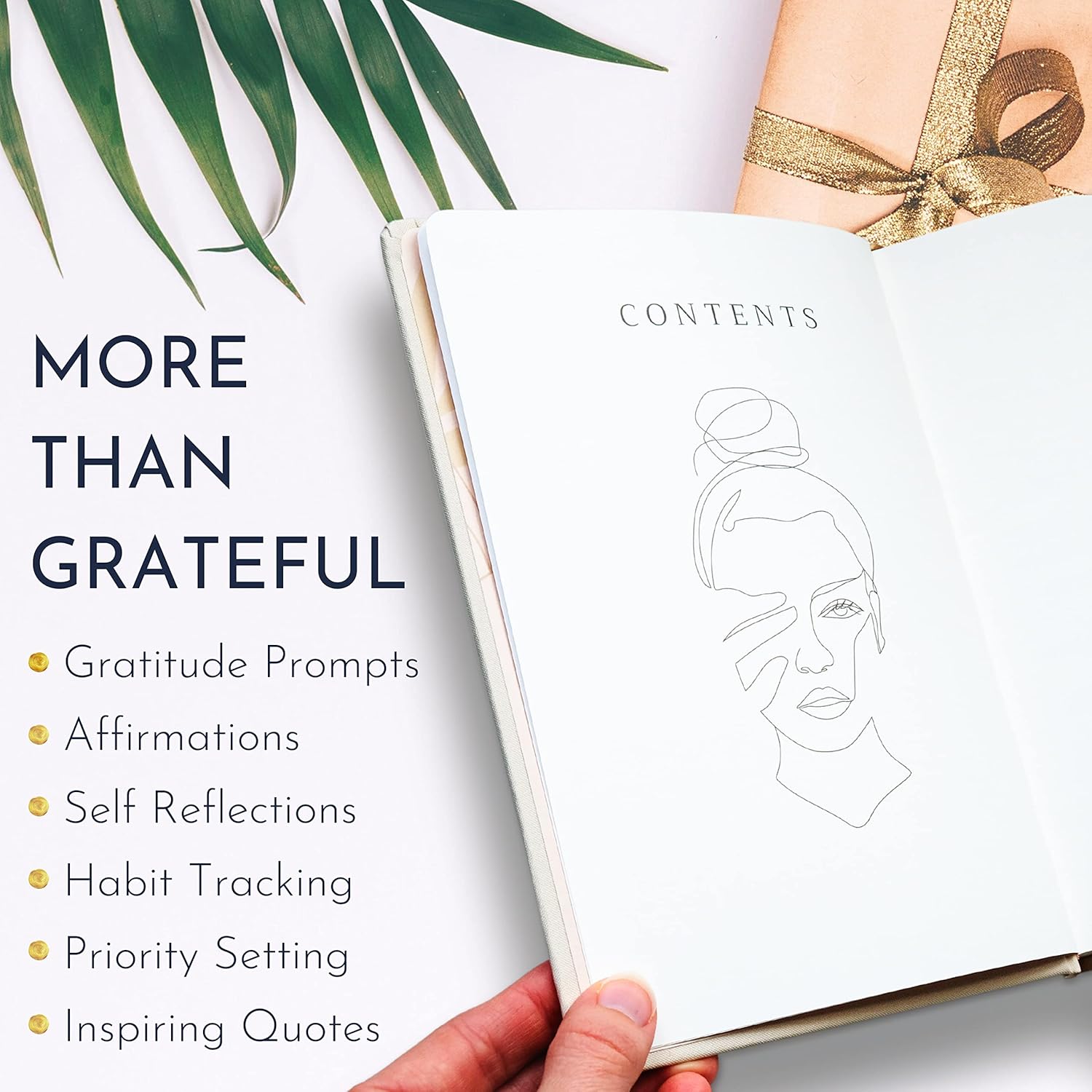 RYVE Motivational Calendar and Gratitude Journal for Women - Inspirational Quotes and Inspirational Desk Decor for Women, Office Decor for Women Desk, Inspirational Gifts for Women, Self Care Gifts