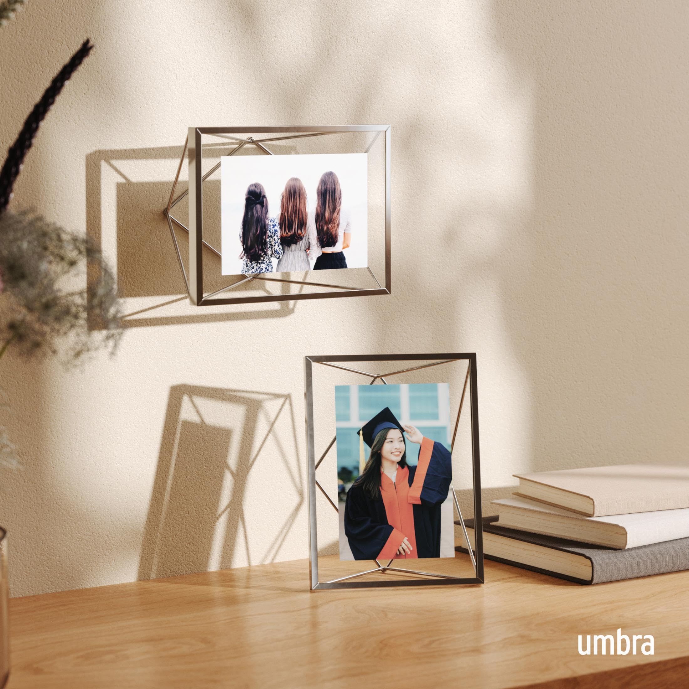 Umbra Prisma Cornice portafoto, 10x15cm, Acciaio, Cromo