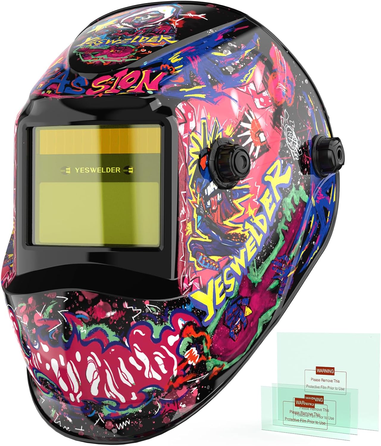 YESWELDER True Color Auto Darkening Welding Helmet & Blue Light Blocking Replacement Lens